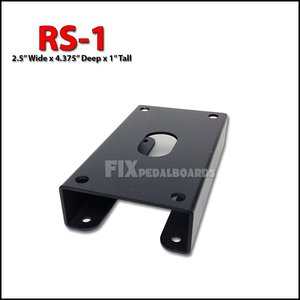 Pedal Riser RS-1 Black 2.5'' x 4.375'' x 1''