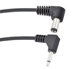 Voodoo Lab PPMIN-R - Câble DC 2.1 mm/3.5 mm Angle 18''