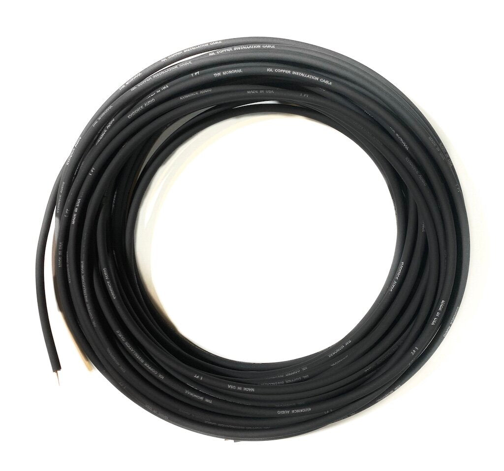 Evidence Audio Monorail Cable Black - Sold Per Foot